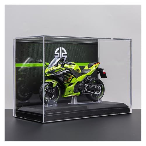 SYYANFEI Mini Alloy Motorrad Model 1:12 Für Kawasaki Ninja 400 Motorrad Legierung Modell Autos Spielzeug Statische Display Fahrzeug Souvenir Geschenk Druckguss-Nachbildung(Green-A) von SYYANFEI