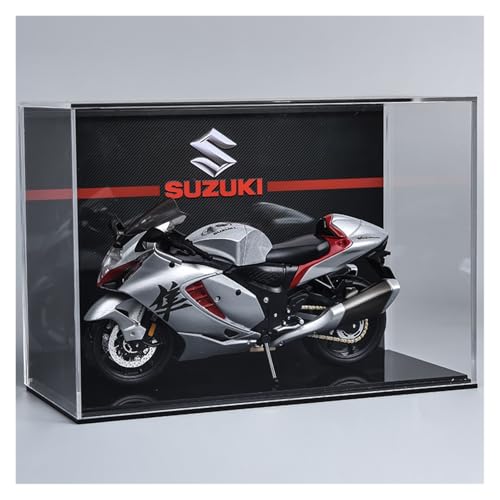 SYYANFEI Mini Alloy Motorrad Model 1:12 Für Suzuki Motorrad Legierung Auto Modell Spielzeug Weihnachten Geschenke Urlaub Geschenke Spielzeug Druckguss-Nachbildung(Grey-B) von SYYANFEI