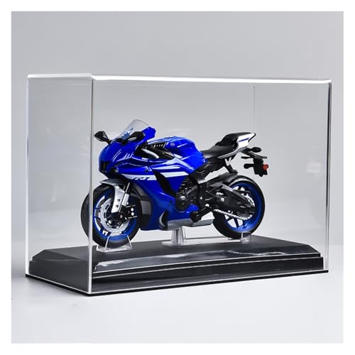 SYYANFEI Mini Alloy Motorrad Model 1:12 Für Yamaha R1 Motorräder Modelle Autos Spielzeug Legierung Druckguss Miniatur Modell Mit Fahrzeug Geschenke Druckguss-Nachbildung(Blau) von SYYANFEI