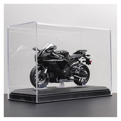 SYYANFEI Mini Alloy Motorrad Model 1:12 Für Yamaha R1 Motorräder Modelle Autos Spielzeug Legierung Druckguss Miniatur Modell Mit Fahrzeug Geschenke Druckguss-Nachbildung(Schwarz) von SYYANFEI