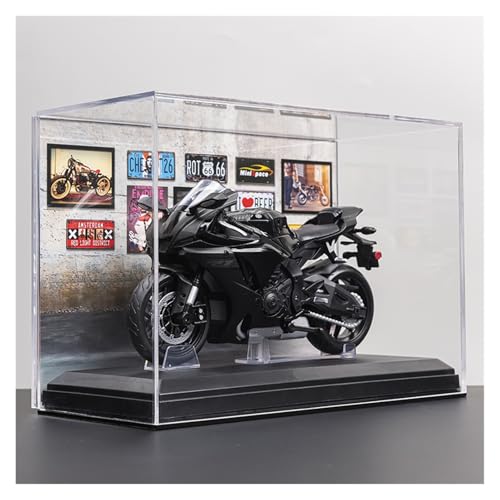 SYYANFEI Mini Alloy Motorrad Model 1:12 Für Yamaha R1Motorcycles Modelle Autos Spielzeug Legierung Diecast Miniatur Modell Sammlung Dekoration Geschenk Druckguss-Nachbildung(Black-A) von SYYANFEI