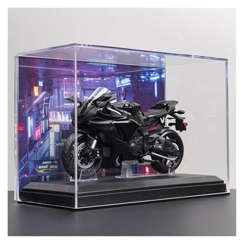 SYYANFEI Mini Alloy Motorrad Model 1:12 Für Yamaha R1Motorcycles Modelle Autos Spielzeug Legierung Diecast Miniatur Modell Sammlung Dekoration Geschenk Druckguss-Nachbildung(Black-E) von SYYANFEI