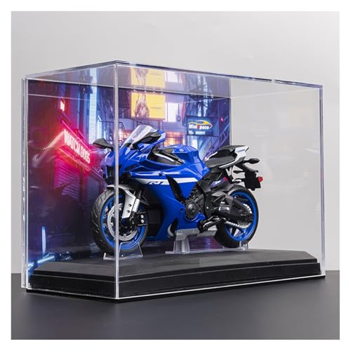 SYYANFEI Mini Alloy Motorrad Model 1:12 Für Yamaha R1Motorcycles Modelle Autos Spielzeug Legierung Diecast Miniatur Modell Sammlung Dekoration Geschenk Druckguss-Nachbildung(Blue-B) von SYYANFEI
