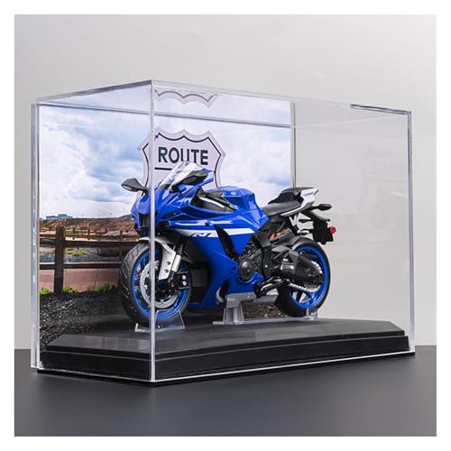SYYANFEI Mini Alloy Motorrad Model 1:12 Für Yamaha R1Motorcycles Modelle Autos Spielzeug Legierung Diecast Miniatur Modell Sammlung Dekoration Geschenk Druckguss-Nachbildung(Blue-C) von SYYANFEI