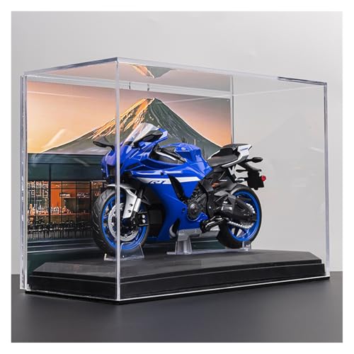 SYYANFEI Mini Alloy Motorrad Model 1:12 Für Yamaha R1Motorcycles Modelle Autos Spielzeug Legierung Diecast Miniatur Modell Sammlung Dekoration Geschenk Druckguss-Nachbildung(Blue-D) von SYYANFEI