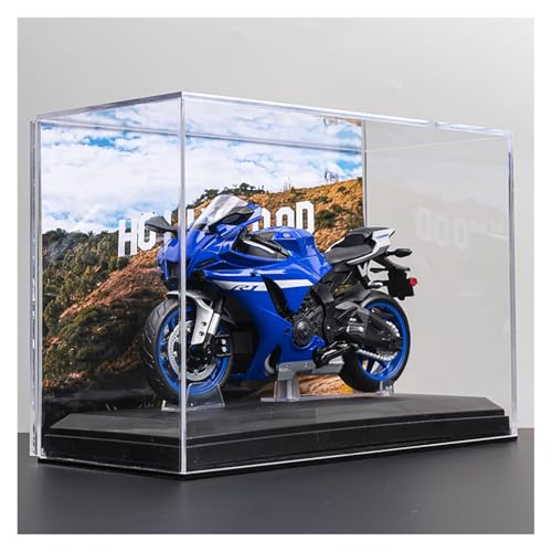 SYYANFEI Mini Alloy Motorrad Model 1:12 Für Yamaha R1Motorcycles Modelle Autos Spielzeug Legierung Diecast Miniatur Modell Sammlung Dekoration Geschenk Druckguss-Nachbildung(Blue-E) von SYYANFEI