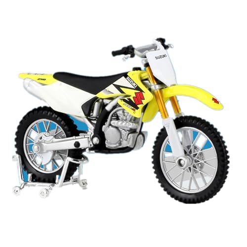 SYYANFEI Mini Alloy Motorrad Model 1:18 Für Suzuki RM250 Dirtbike-Spielzeug RM-Z250 Motorradmodell Aus Druckgussmetall Mit Sockel Druckguss-Nachbildung SYYANFEI Mini Alloy Motorrad Model 1:18 Für Suzuki RM250 Dirtbike-Spielzeug RM-Z250 Motorradmodell Aus Druckgussmetall Mit Sockel Druckguss-Nachbildung von SYYANFEI