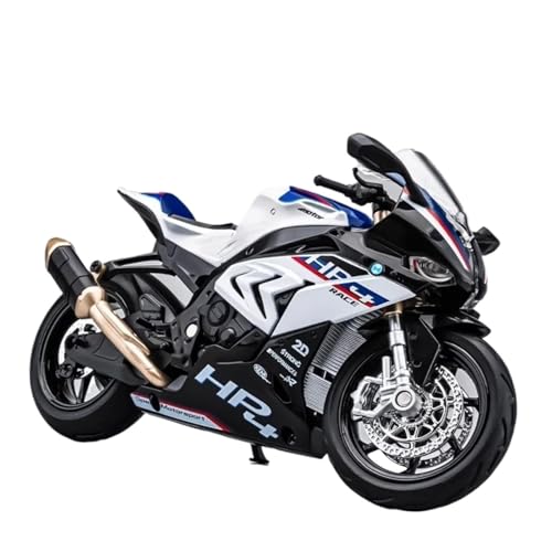 SYYANFEI Mini Alloy Motorrad Model Diecast Metal 1:12 Maßstab Für BMW HP4 Simulation Mini-Legierung Motorradmodell Sammlung Dekoration Spielzeug Druckguss-Nachbildung von SYYANFEI