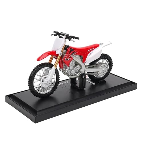 SYYANFEI Mini Alloy Motorrad Model Diecast Metall Maßstab 1:18 Für Honda CRF450R Legierung Statische Motorrad Modell Simulation Sammlung Spielzeug Druckguss-Nachbildung von SYYANFEI