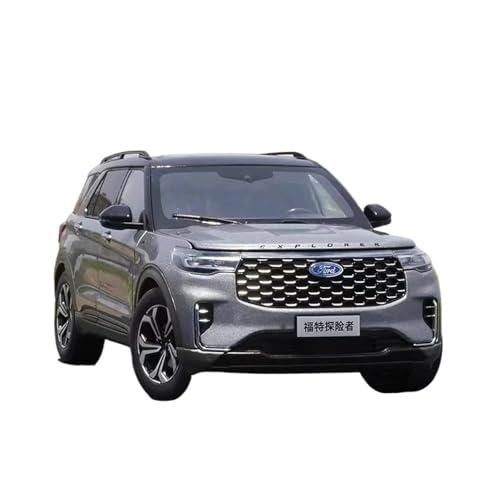 SYYANFEI Miniatur Motorfahrzeug-Modelle 1/18 Für Ford Explorer 2023 Off-Road SUV Skala Modell Auto Metall Sammlung Geschenk An Freunde Und Familie Spielzeugauto(Gray) von SYYANFEI