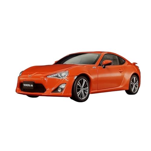 SYYANFEI Miniatur Motorfahrzeug-Modelle 1/18 Für Toyota 86GT Metall Sport Rennen Auto ToysHypercar Modell Sammlung Display Präsentieren Urlaub Geschenk Spielzeugauto(Orange) von SYYANFEI