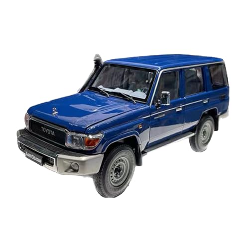 SYYANFEI Miniatur Motorfahrzeug-Modelle 1/18 Für Toyota LC76 2017 Rand Metallmodellauto CruiserCollection Display-Geschenke Für Freunde Und Verwandte Spielzeugauto von SYYANFEI