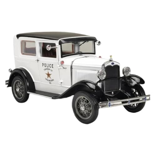 SYYANFEI Miniatur Motorfahrzeug-Modelle 1/18 Für Typ A Polizei Legierung Modell Klassische Fahrzeug 1931 Sammlung Souvenir Ornamente Display Dekoration Spielzeug Geschenk Spielzeugauto von SYYANFEI