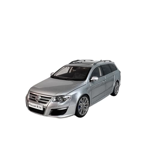 SYYANFEI Miniatur Motorfahrzeug-Modelle 1/18 Für Volkswagen Passat Kombi R36 Maßstab Modellauto Metall Sammlung Geschenk Display Für Freunde Und Familie Spielzeugauto(Gray) von SYYANFEI