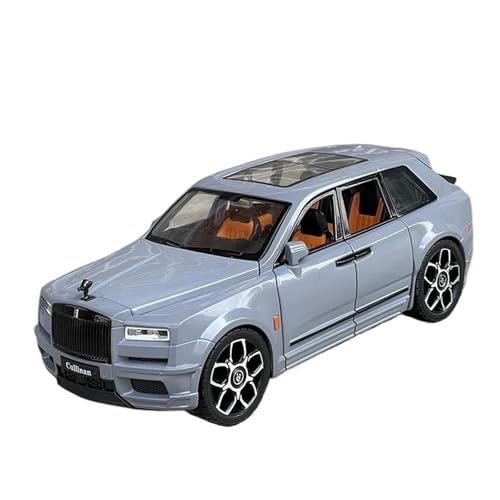 SYYANFEI Miniatur Motorfahrzeug-Modelle 1/20 Für Rolls Royce SUV Cullinan Luxy Metall Spielzeug Fahrzeuge Ornamente Geburtstag Geschenk Für Jungen Spielzeugauto(Gray) von SYYANFEI