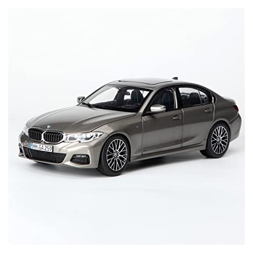 SYYANFEI Miniatur Motorfahrzeug-Modelle 1:18 Für BMW Neue 3er-Reihe G20 330i 2019 Maßstab Metallautomodell Statische Dekoration Weihnachtsgeschenkkollektion Spielzeugauto(Gray) von SYYANFEI
