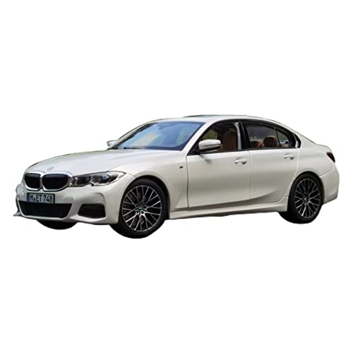 SYYANFEI Miniatur Motorfahrzeug-Modelle 1:18 Für BMW Neue 3er-Reihe G20 330i 2019 Maßstab Metallautomodell Statische Dekoration Weihnachtsgeschenkkollektion Spielzeugauto(White) von SYYANFEI