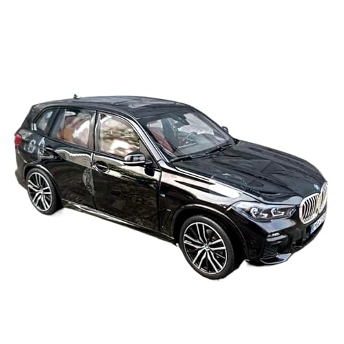 SYYANFEI Miniatur Motorfahrzeug-Modelle 1:18 Für BMW X5 Modellauto Aus Metall Statisches Ausstellungsstück Weihnachtsgeschenksammlung Für Freunde Spielzeugauto(Schwarz) von SYYANFEI