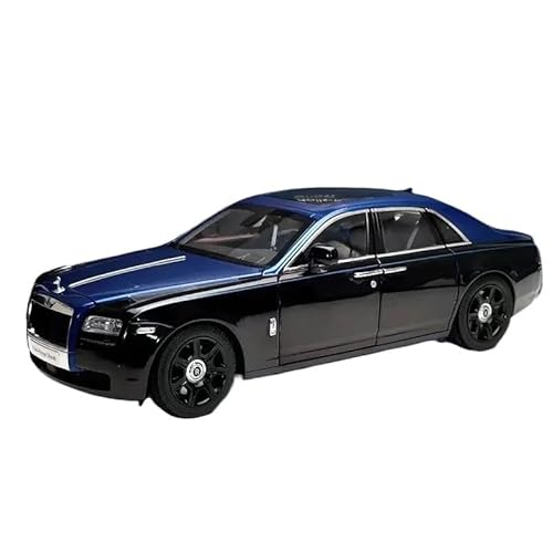 SYYANFEI Miniatur Motorfahrzeug-Modelle 1:18 Für Limited Rolls-Royce Ghost Miniatur-Simulationsautomodell Aus Legierung Für Erwachsene Sammlerstück Ausstellungsdekoration Spielzeugauto(Blue 1) von SYYANFEI