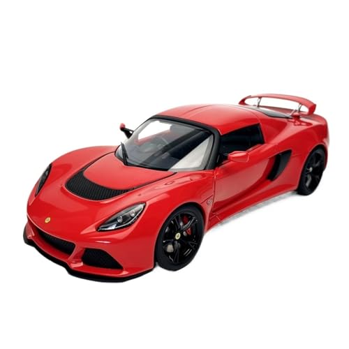 SYYANFEI Miniatur Motorfahrzeug-Modelle 1:18 Für Lotus Exige S Roadster Metall Voll Geöffnetes Automodell Statische Anzeige Weihnachtsgeschenksammlung Spielzeugauto(Rot) von SYYANFEI