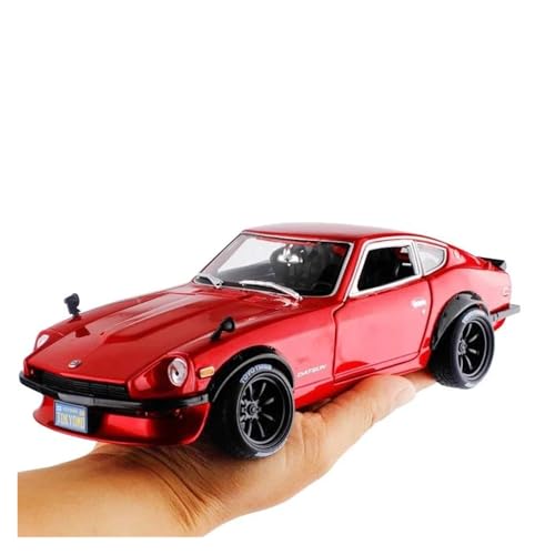 SYYANFEI Miniatur Motorfahrzeug-Modelle 1:18 Für Nissan Datsun 240Z 1971 Miniatur Modell Klassische Vintage Sammlerstück Für Rot Spielzeug Geschenke Spielzeugauto von SYYANFEI