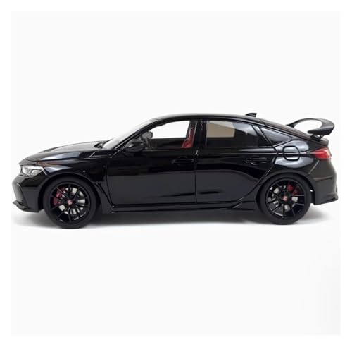 SYYANFEI Miniatur Motorfahrzeug-Modelle 1:18 Für Paudi Civic Type R FL5 Maßstab Metall Modell Auto Fan Sammlung Souvenir Hause Statische Dekoration Spielzeugauto(Schwarz) von SYYANFEI