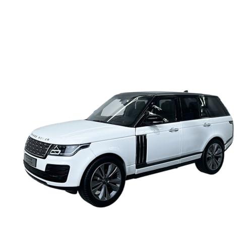 SYYANFEI Miniatur Motorfahrzeug-Modelle 1:18 Für Range Rover Crossover SUV2020 Metall Fahrzeug Geschenk Display Sammlung Dekoration Spielzeugauto(White) von SYYANFEI