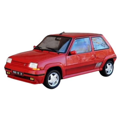 SYYANFEI Miniatur Motorfahrzeug-Modelle 1:18 Für Renault Supercinq GT Turbo 1989Metall Antike Klassische Statische Display Stück Urlaub Geschenk Sammlung Freunde Spielzeugauto von SYYANFEI