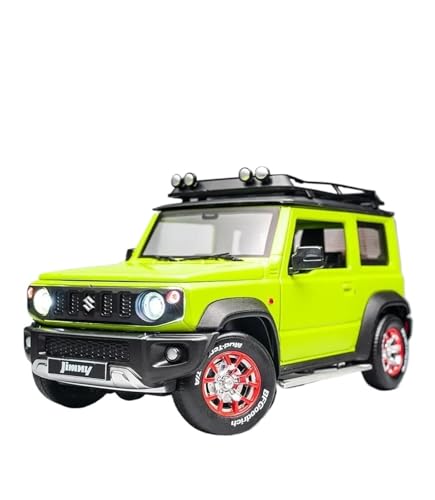 SYYANFEI Miniatur Motorfahrzeug-Modelle 1:18 Für Suzuki Jimny Legierung Auto Modell Spielzeug Auto Modifikation Zubehör Modell Spielzeug Sammlung Dekoration Spielzeugauto von SYYANFEI