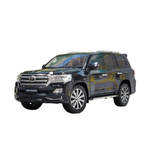 SYYANFEI Miniatur Motorfahrzeug-Modelle 1:18 Für Toyota Kurusawa LC200 Land Cruiser Metall Fahrzeug Statische Ornament Sammlung Geschenk Display Spielzeugauto(Schwarz) von SYYANFEI
