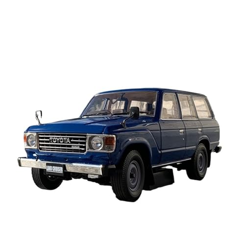 SYYANFEI Miniatur Motorfahrzeug-Modelle 1:18 Für Toyota Landcruiser LC60 V Offroader Metallfahrzeug Simulation Geschenk Display Sammlung Dekoration Spielzeugauto(Blau) von SYYANFEI