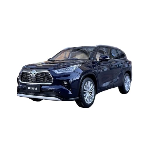 SYYANFEI Miniatur Motorfahrzeug-Modelle 1:18 Für Toyotas Neuen Highlander2021 Metallmodellauto Ausstellungsgeschenksammlung, Freunde Und Verwandte Spielzeugauto(Schwarz) von SYYANFEI