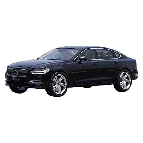 SYYANFEI Miniatur Motorfahrzeug-Modelle 1:18 Für Volvo S90 Limousine Metallmodellauto-Sammlung Geschenk An Freunde Und Familie Spielzeugauto(Schwarz) von SYYANFEI