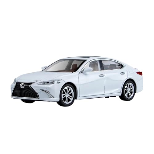 SYYANFEI Miniatur Motorfahrzeug-Modelle 1:24 Für Lexus ES300 Große Luxuslimousine Metall Computer Bücherregal Ornament Sammlung Geschenk ﻿ Spielzeugauto(White) von SYYANFEI
