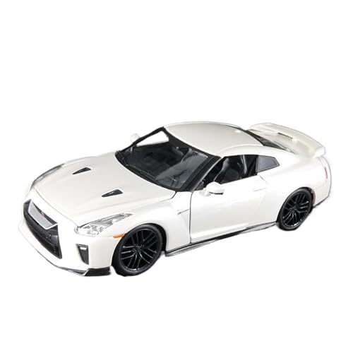 SYYANFEI Miniatur Motorfahrzeug-Modelle 1:24 Für Nissan Nissan GTR2017 Racing Metall Druckguss Auto Modell Urlaub Geschenk Spielzeugauto von SYYANFEI