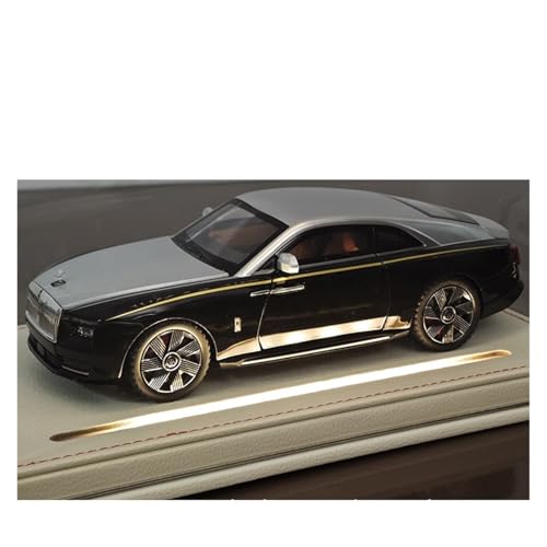 SYYANFEI Miniatur Motorfahrzeug-Modelle 1:24 Für Rolls-Royces Glänzenden Metallrahmen Mit Beleuchtetem Displaysockel Für Verschenken Von Weihnachtsges chenken Spielzeugauto(White) von SYYANFEI
