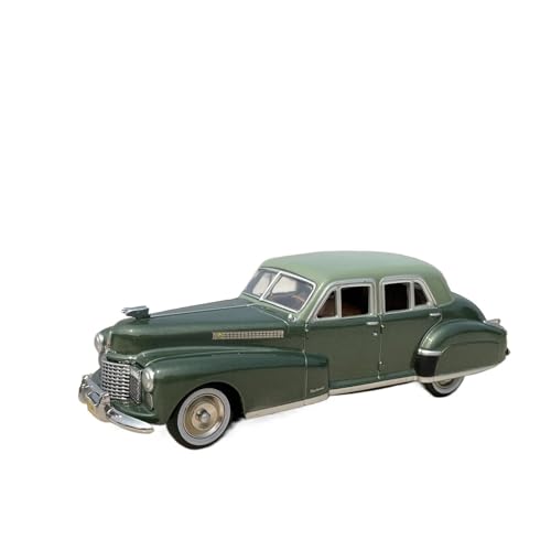 SYYANFEI Miniatur Motorfahrzeug-Modelle 1:43 Für Cadillac Vintage Oldtimer Amerikanische Simulation Metall Statische Ornamente Souvenirs Spielzeug Geschenke Spielzeugauto(Grün) von SYYANFEI