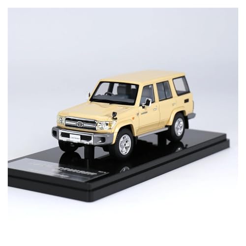 SYYANFEI Miniatur Motorfahrzeug-Modelle 1:43 Für S Land Cruiser Van 30 Jahrestag Geländewagen Modellauto Fan-Kollektion Home Statische Dekoration ﻿ Spielzeugauto(Yellow) von SYYANFEI