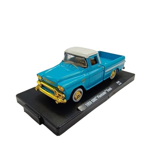 SYYANFEI Miniatur Motorfahrzeug-Modelle 1:64 Für GMC Fleetside1959 LKW Statische Metall Fahrzeug Dekoration Geschenk Sammlung Display Spielzeugauto von SYYANFEI