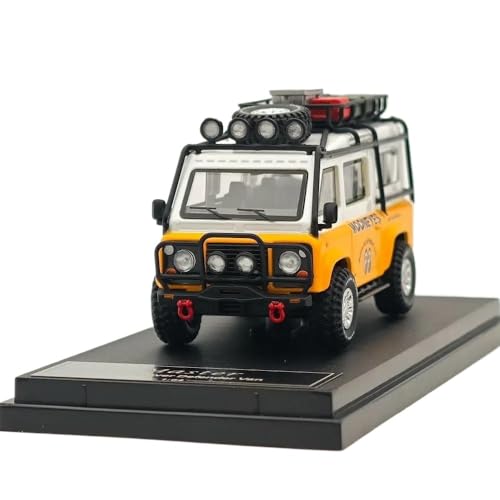 SYYANFEI Miniatur Motorfahrzeug-Modelle 1:64 Für Master Defender 110 Limited Editio Van Diecast Toys Automodelle Miniatur Hobby Erwachsene Sammlerstück Spielzeugauto(Yellow) von SYYANFEI