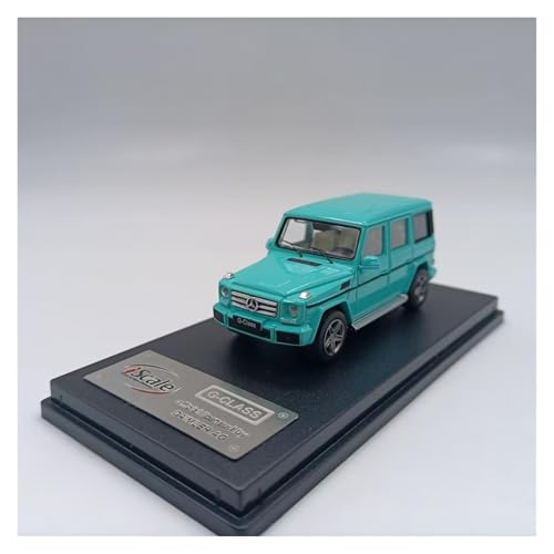 SYYANFEI Miniatur Motorfahrzeug-Modelle 1:64 Für Mercedes-Benz G-KLASSE Geländewagen Druckgussauto Statische Ornamente Sammlung Spielzeug Geschenke Spielzeugauto(Blau) von SYYANFEI