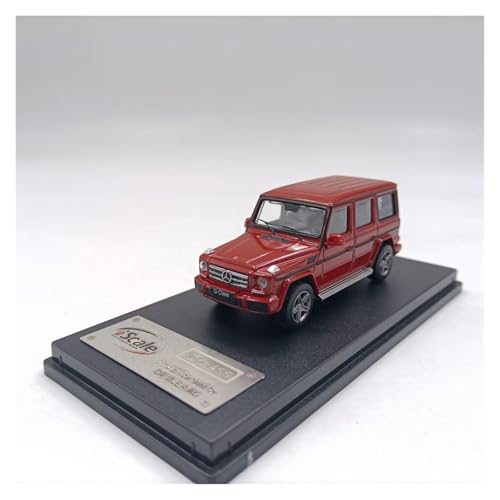 SYYANFEI Miniatur Motorfahrzeug-Modelle 1:64 Für Mercedes-Benz G-KLASSE Geländewagen Druckgussauto Statische Ornamente Sammlung Spielzeug Geschenke Spielzeugauto(Rot) von SYYANFEI