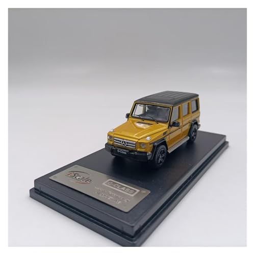 SYYANFEI Miniatur Motorfahrzeug-Modelle 1:64 Für Mercedes-Benz G-KLASSE Geländewagen Druckgussauto Statische Ornamente Sammlung Spielzeug Geschenke Spielzeugauto(Yellow) von SYYANFEI