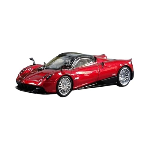 SYYANFEI Miniatur Motorfahrzeug-Modelle 1:64 Für Pagani Faia Huayra BC Edition Windjammer Roadster Cabrio Mit Motorhaube Fahrzeug-Display Geschenk-Kollektion Spielzeugauto(Rot) von SYYANFEI