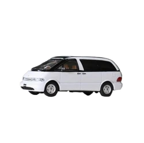 SYYANFEI Miniatur Motorfahrzeug-Modelle 1:64 Für Scale Previa 1 Generation Bullet Simulation Metall Fertig Auto Sammlung Geschenke Spielzeug Display Spielzeugauto(White) von SYYANFEI