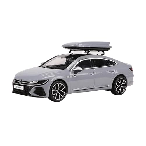 SYYANFEI Miniatur Motorfahrzeug-Modelle 1:64 Für Volkswagen CC Coupé Arteon R Jagdversion Legierung Presswelle Miniaturmodell Erwachsenen Sammlerstück Display Spielzeug Spielzeugauto(Gray) von SYYANFEI