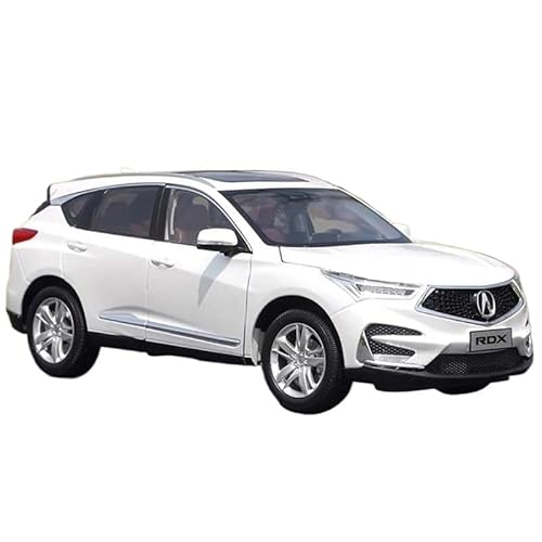 SYYANFEI Miniatur Motorfahrzeug-Modelle Druckguss 1:18 Für Maßstab Acura RDX Simulation Legierung Auto Modell Fan Sammlung Hause Dekoration Metall Ornamente Spielzeugauto(White) von SYYANFEI