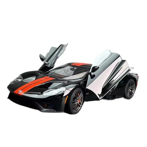 SYYANFEI Miniatur Motorfahrzeug-Modelle Maßstab 1/18 Für Ford GT 2007 Vollständig Geöffnet Sportwagenmodell Aus Legierung Statische Anzeige Weihnachtsgeschenkkollektion Spielzeugauto(Gray) von SYYANFEI