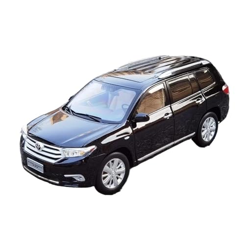 SYYANFEI Miniatur Motorfahrzeug-Modelle Maßstab 1:18 Für 2012 Toyota Highlander Replika Modell Modell Sammeln Senden An Einen Freund Geschenk Ornament Geburtstagsgeschenk Spielzeugauto(Schwarz) von SYYANFEI