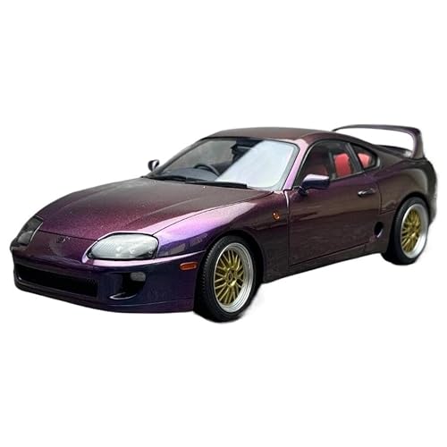 SYYANFEI Miniatur Motorfahrzeug-Modelle Maßstab 1:18 Für Toyota A80 Supra Legierung Automodell Senden Sie Freund Weihnachtsgeschenksammlung Statisches Modell Spielzeugauto von SYYANFEI